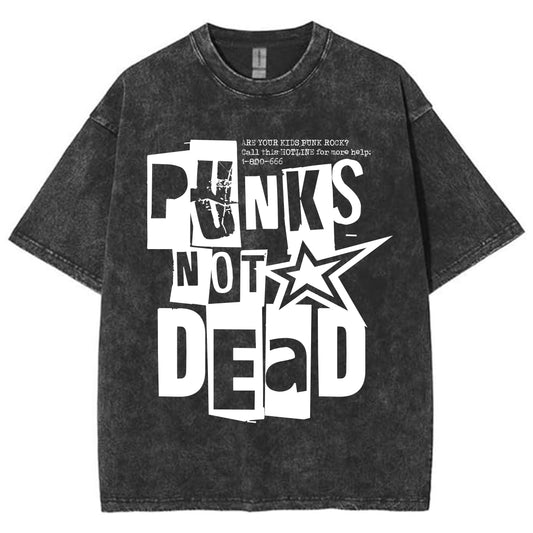 PUNKS NOT DEAD TEE